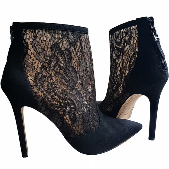 Bata Shoes - Mesh and lace ankle boots